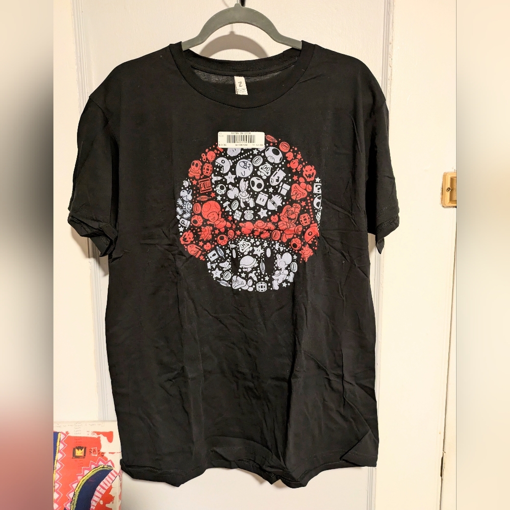 NWT Nintendo Mushroom & Bad Guys T-shirt